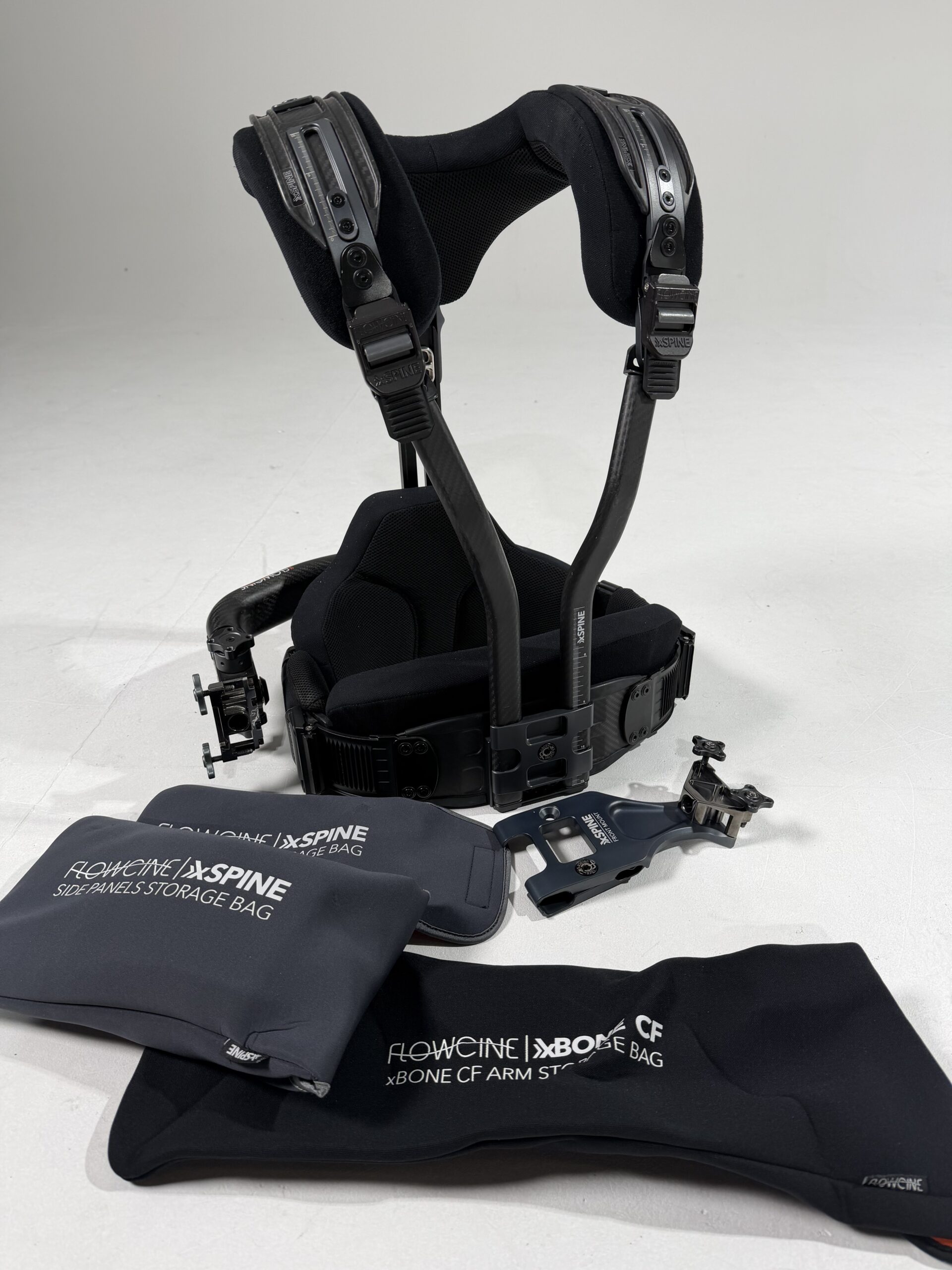 Tiffen Steadicam M-2 Complete System – Flowcine X-Arm / X-SPINE Vest – Transvideo HD6 - UK - Image 5